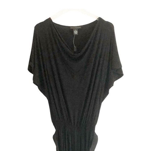 Grace Elements Drape Neck Bat Wing Belted Jumpsuit Black Size Small NWT - Picture 14 of 14